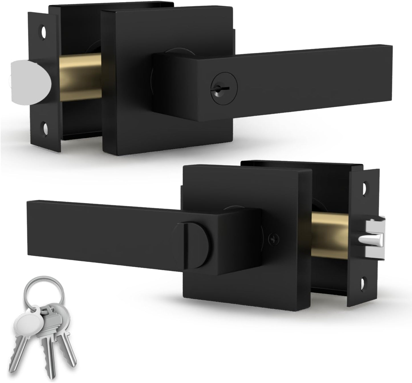 Mega Handles ROBELL Entry Lever - Heavy Duty Door Handle
