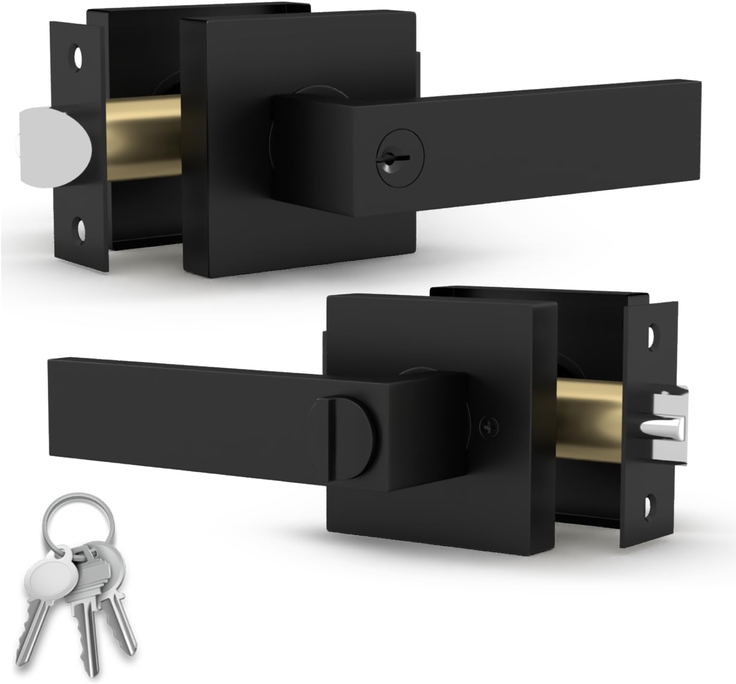 Mega Handles ROBELL Entry Lever - Heavy Duty Door Handle