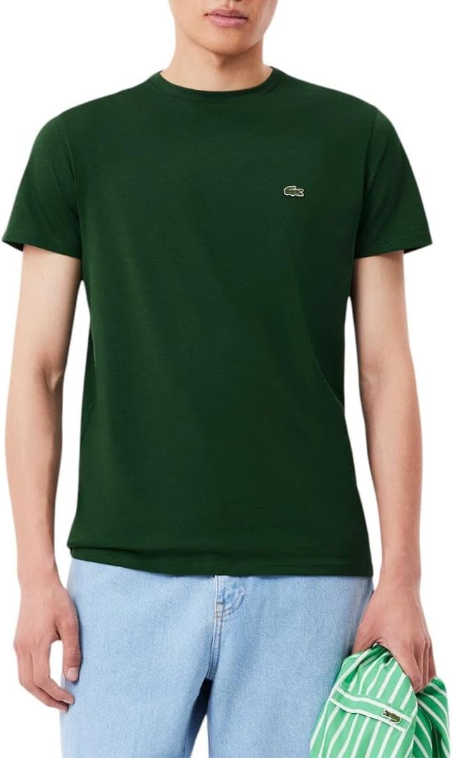 Lacoste Men's Short Sleeve Pima Jersey Crew Neck Tee Review