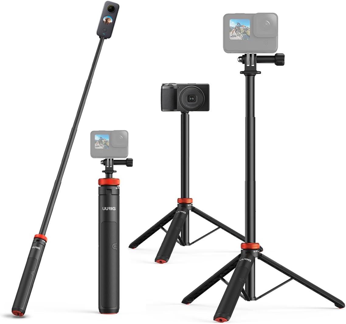 UURig 50.7'' Selfie Stick Tripod: Ultimate Action Camera Support