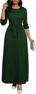 Long Dress for Women Casual Long Sleeve Maxi Dress - Comfort & Style