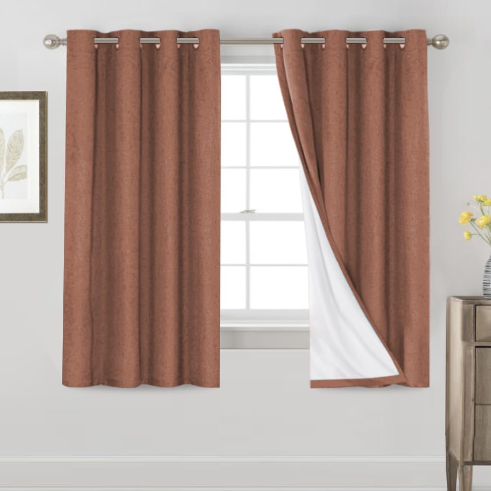 Blackout Curtains 52ft W x 63ft L Thermal Insulated Drapes