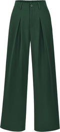High Waist Palazzo Pants Women - Wide Leg Work Trousers Casual