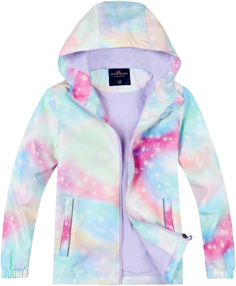 Jingle Bongala Kids Waterproof Rain Jackets for Outdoor Fun