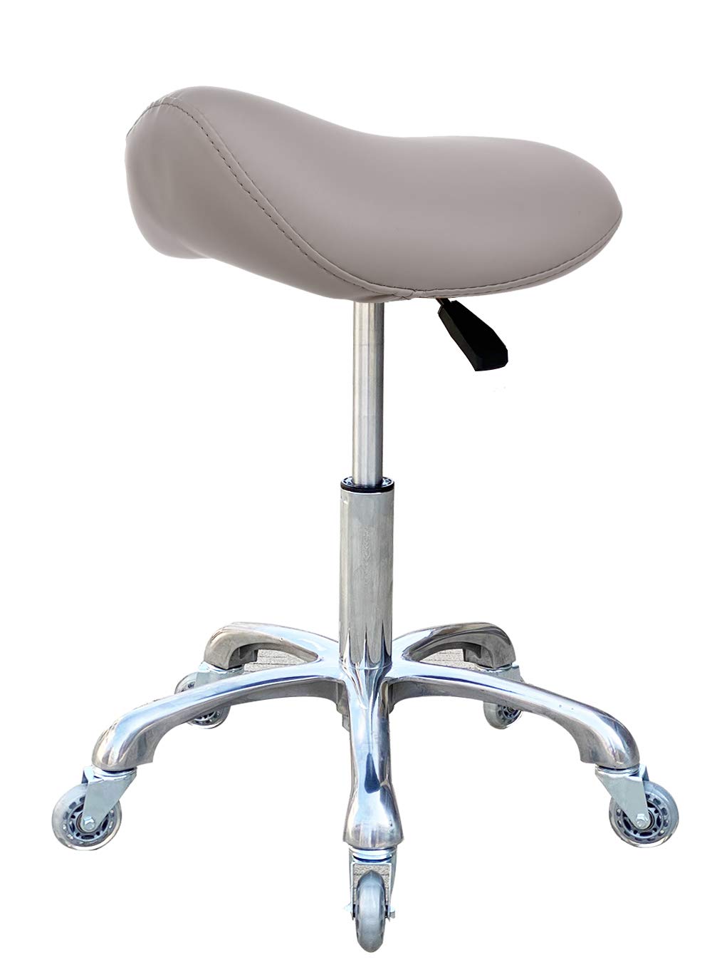 Professional Saddle Stool with Wheels for Ergonomic Comfort