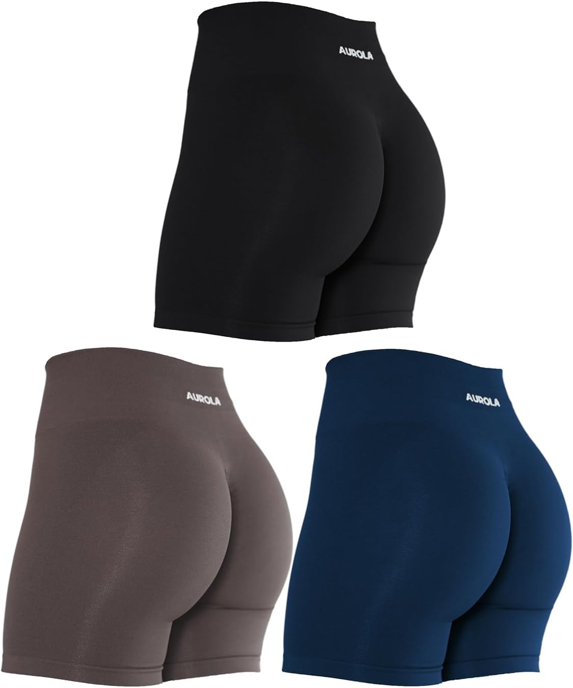 AUROLA Intensify Workout Shorts for Women - Seamless Gym Shorts