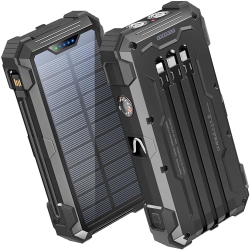 42800mAh Portable Charger | Fast Charging | Built-in Cables & Thermometer