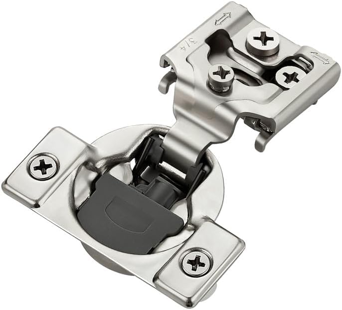 60 Pack Soft Close Cabinet Hinges for Kitchen, Adjustable Design