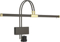Cocoweb 22ft LED Grand Piano Light in Mahogany Bronze - Gentle, Bright