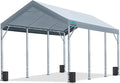 ADVANCE OUTDOOR 12x20 ft Heavy Duty Carport - Adjustable 9.5 to 11 ft