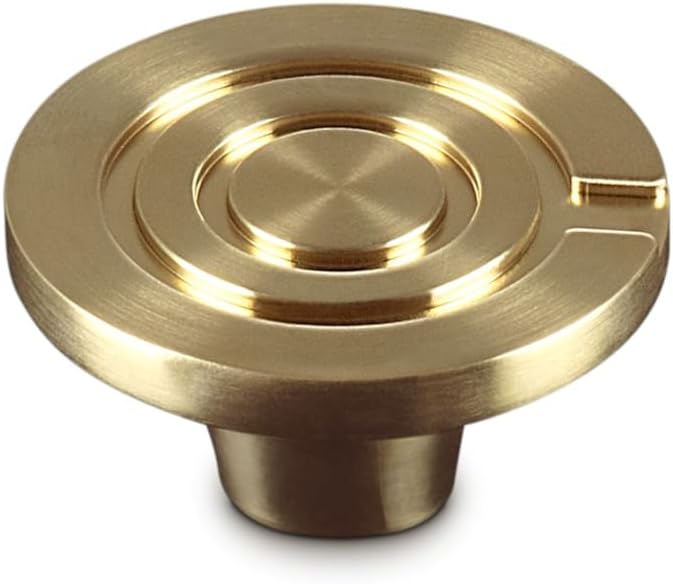 Le Creuset Light Gold Crucible Knob for Stylish Cookware