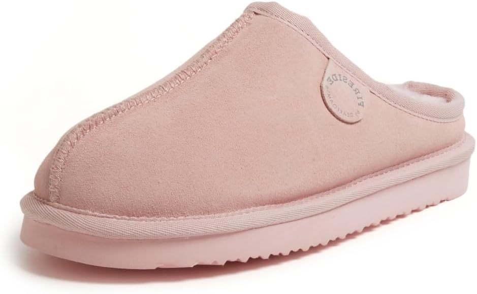 Fireside by Dearfoams Womens Greta Genuine Shearling Clogs