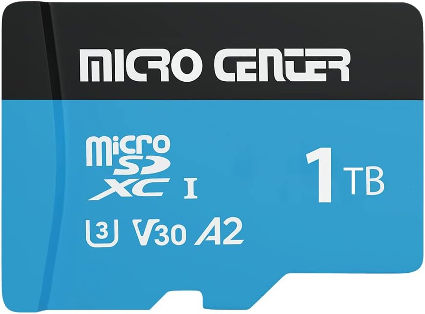 1TB Micro SD Card for Fast 4K UHD Video and App Performance
