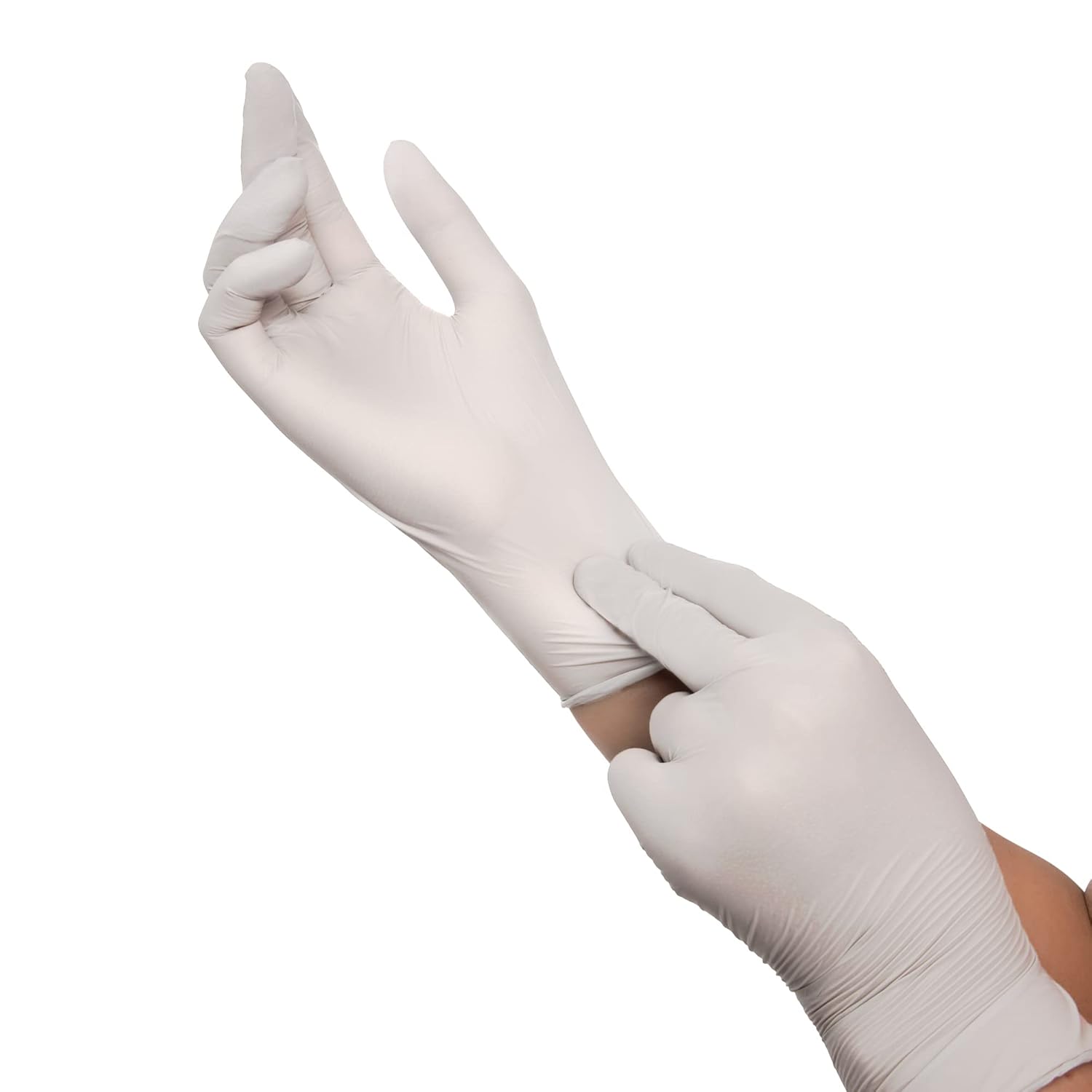 HALYARD Sterling Nitrile Exam Gloves: Powder-Free, 9.5 in Gray