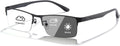 Cyxus Blue Light Glasses for Men Rimless Photochromic - Comfortable