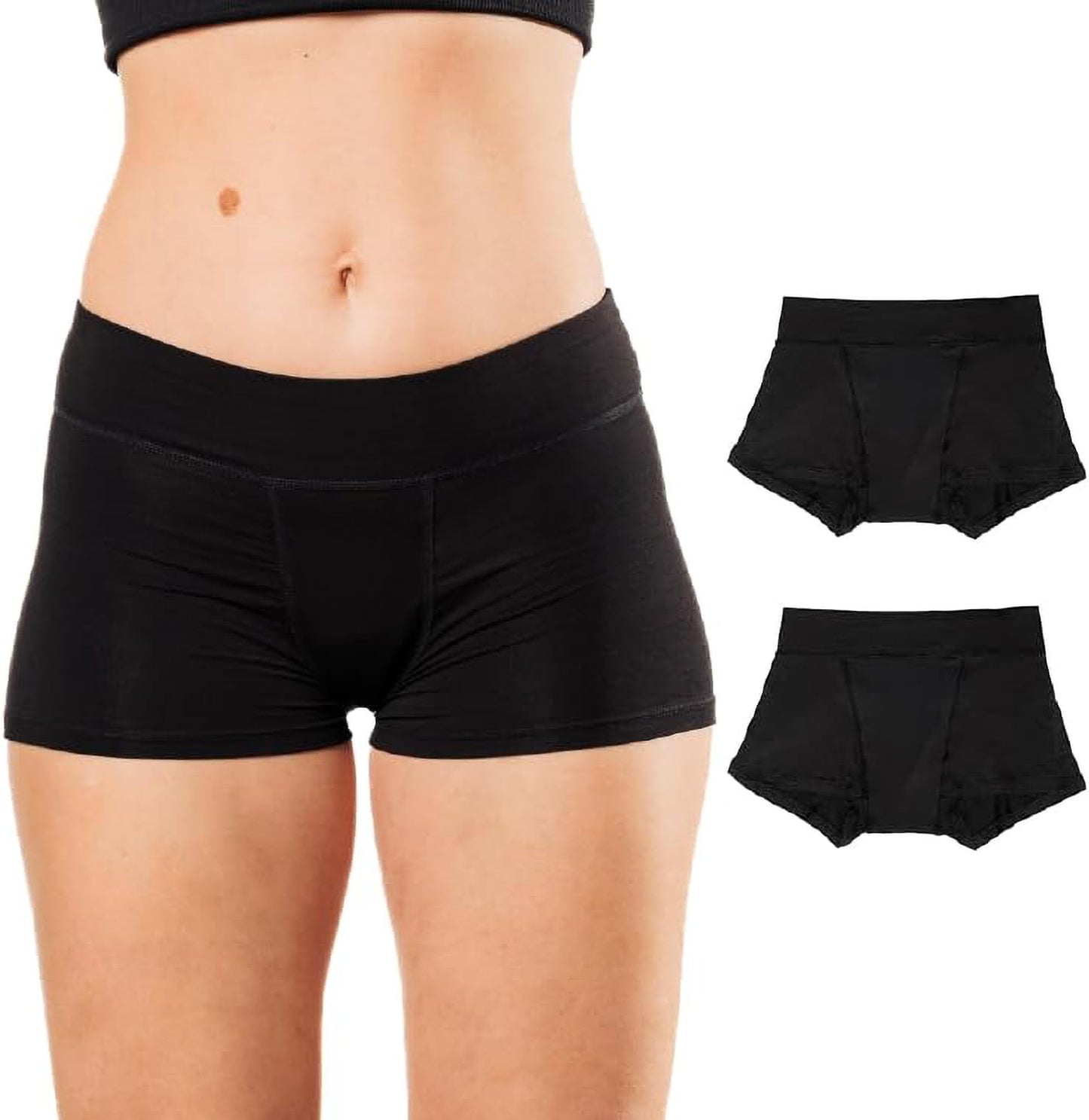 Bambody Absorbent Boxer for Women - Comfortable Period Underwear