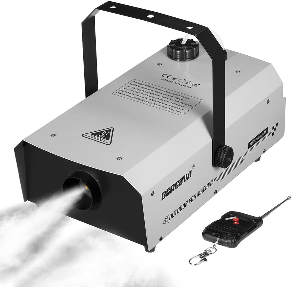 Fog Machine 1500W with DMX and Wireless Remote for Events