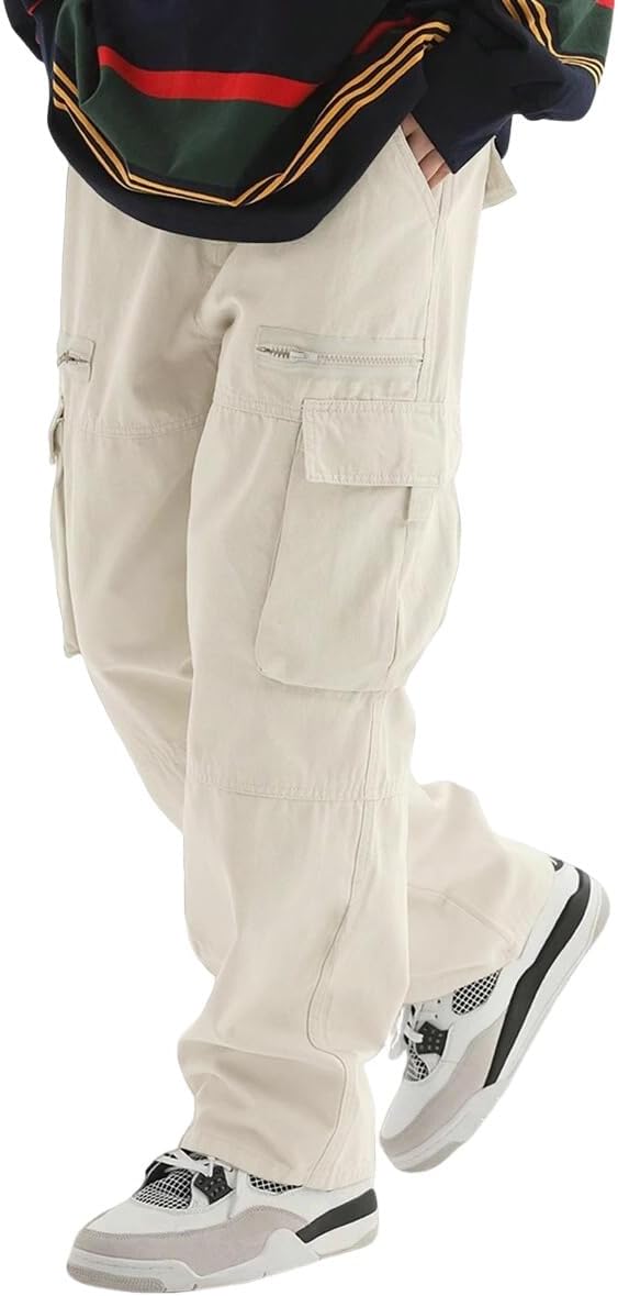 ZAFUL Men's Wild Cargo Pants for Casual Hiking and Style