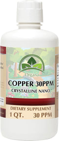 Organa Pure Crystalline Liquid Copper Supplement - Colloidal Minerals