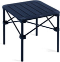 iClimb Lightweight Stable Alu Folding Square Table - Stable, Portable