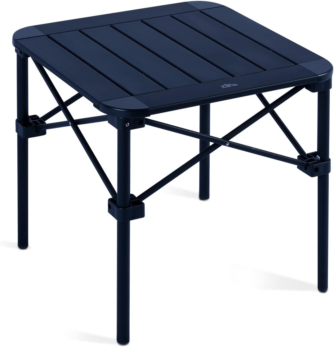 iClimb Lightweight Folding Square Table for Camping and BBQ