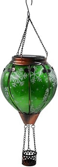 OUISJYER Hot Air Balloon Solar Lantern for Outdoor Decor