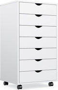 Elevon 7 Drawer Chest - Compact Mobile Storage for Home or Office