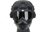 MICH Tactical Helmet with NVG Bracket and Removable Goggles