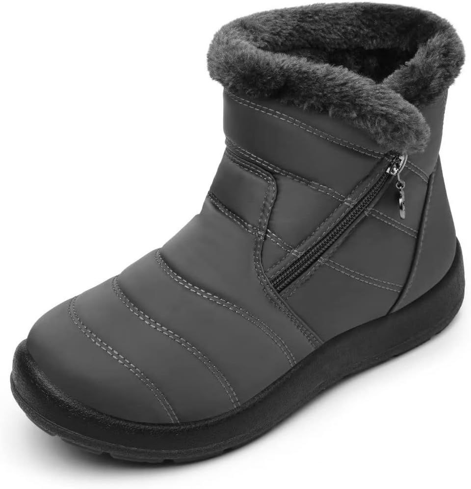 Cheval Winter Snow Zip Up Boots for Women - Warm & Waterproof