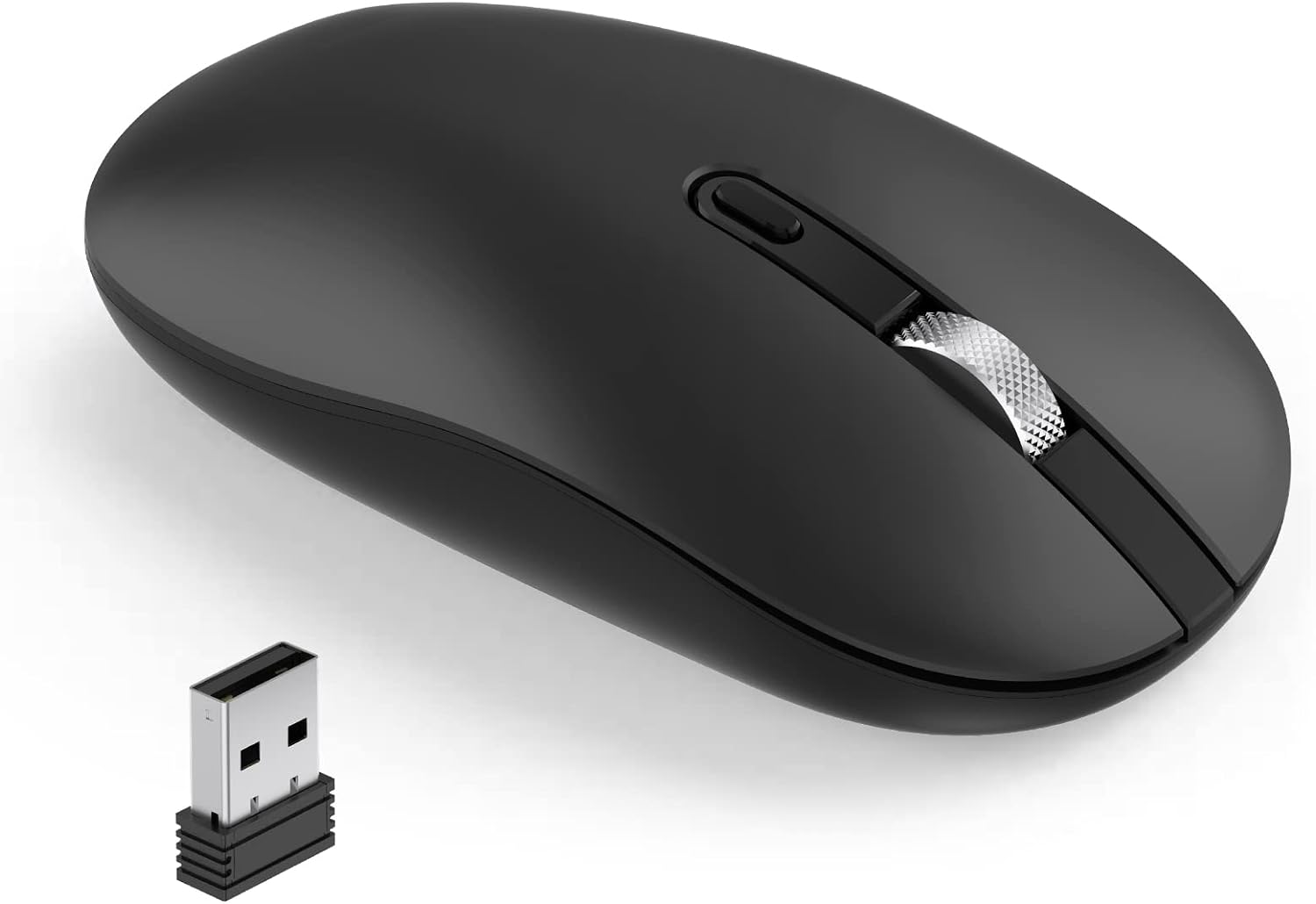 Silent Slim Wireless Mouse - Smooth Control!