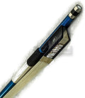 PAITITI 4/4 Violin Bow Satin Carbon Fiber Round Stick - Bright Tone