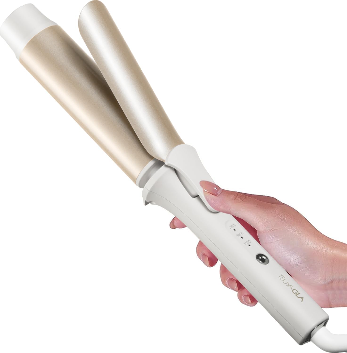 Hair Curling Wand with 1.6 Inch Barrel for Effortless Curls