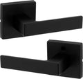 Kwikset Singapore Interior Passage Door Handle in Matte Black