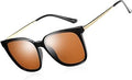 DUCO Retro Round Sunglasses for Women with UV400 Protection