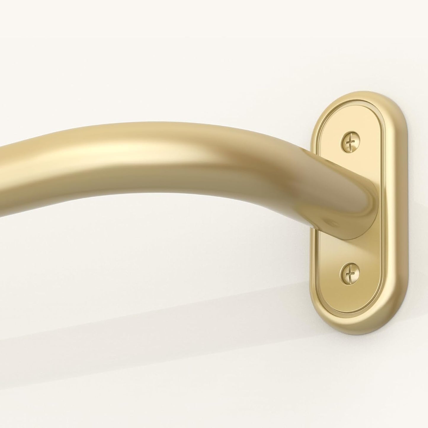 Wrap Around Curtain Rods for Windows 66 to 120 Inch - Gold