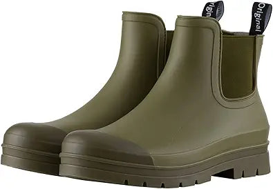Planone Short Rain Boots for Women - Stylish Waterproof Ankle Shoes