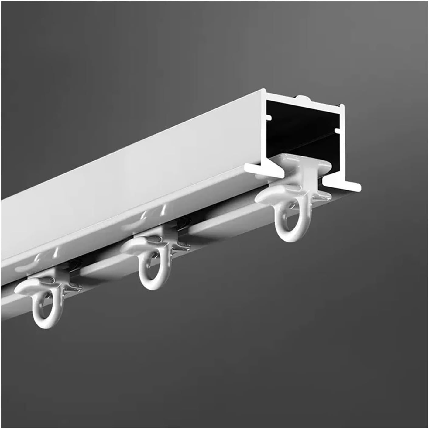 Privacy Partition Curtain Track - Sleek & Sturdy