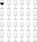 120ML 4 Ounce Classic Red Wine Glasses Set of 24 - Durable Clear