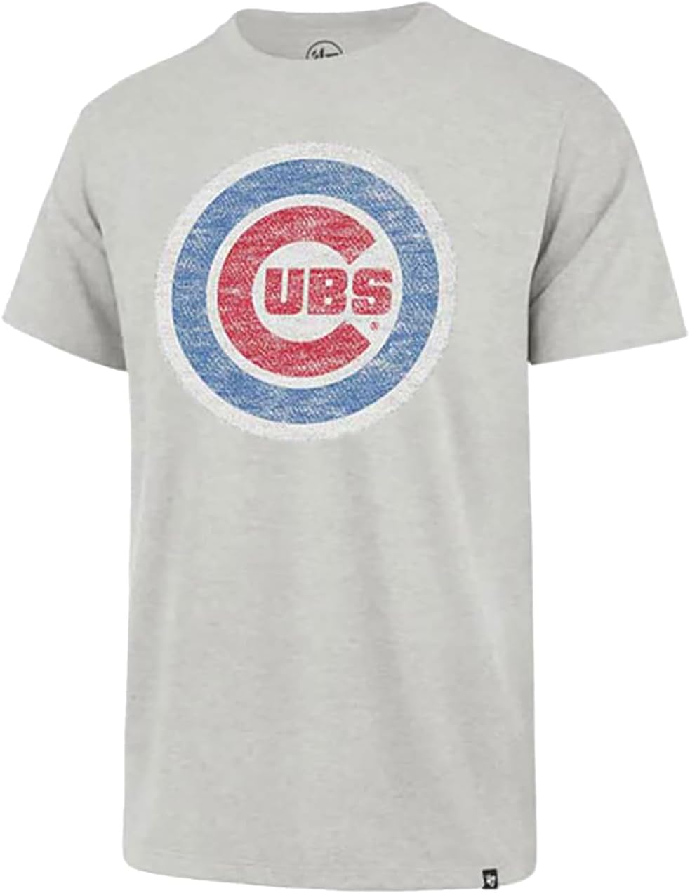 Chicago Cubs Distressed Imprint Logo Short Sleeve T-Shirt