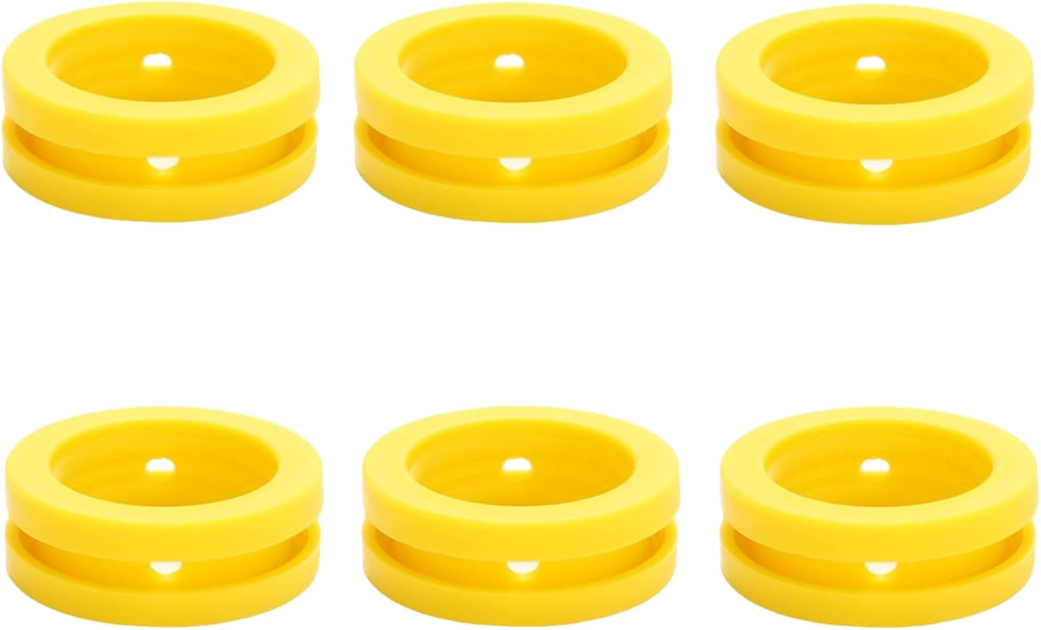 6 Pink Co2 Cylinder Gaskets for Perfect Soda Sealing!