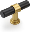 black and gold cabinet knobs 500 Pack - Modern T Bar Drawer Handles