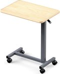 WOTURE Adjustable Overbed Table with Wheels - Easy Height Adjust