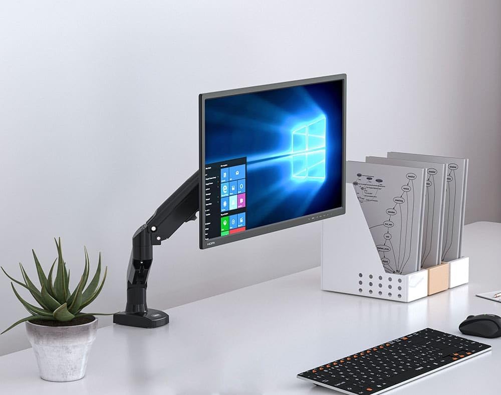Stretch Monitor Arm with Gas Spring Assist for 17-32 in Displays