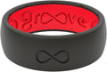 Groove Life Solid Silicone Ring Breathable Rubber Wedding Ring