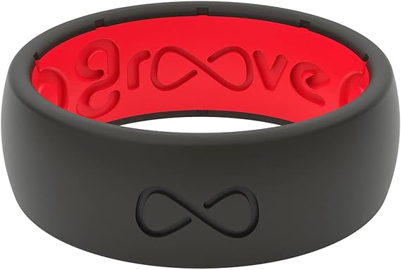 Groove Life Solid Silicone Ring for Men - Unique Comfort Fit