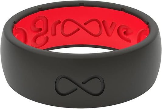 Groove Life Solid Silicone Ring for Men - Unique Comfort Fit