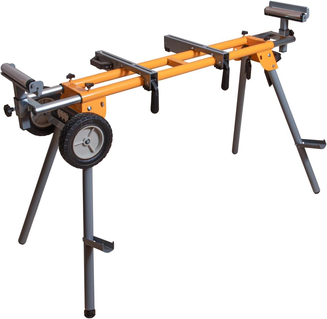 POWERTEC Portable Miter Saw Stand with Quick-release Brackets