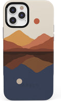 iPhone 12/12 Pro Case Opposites Attract - Day & Night Colorblock