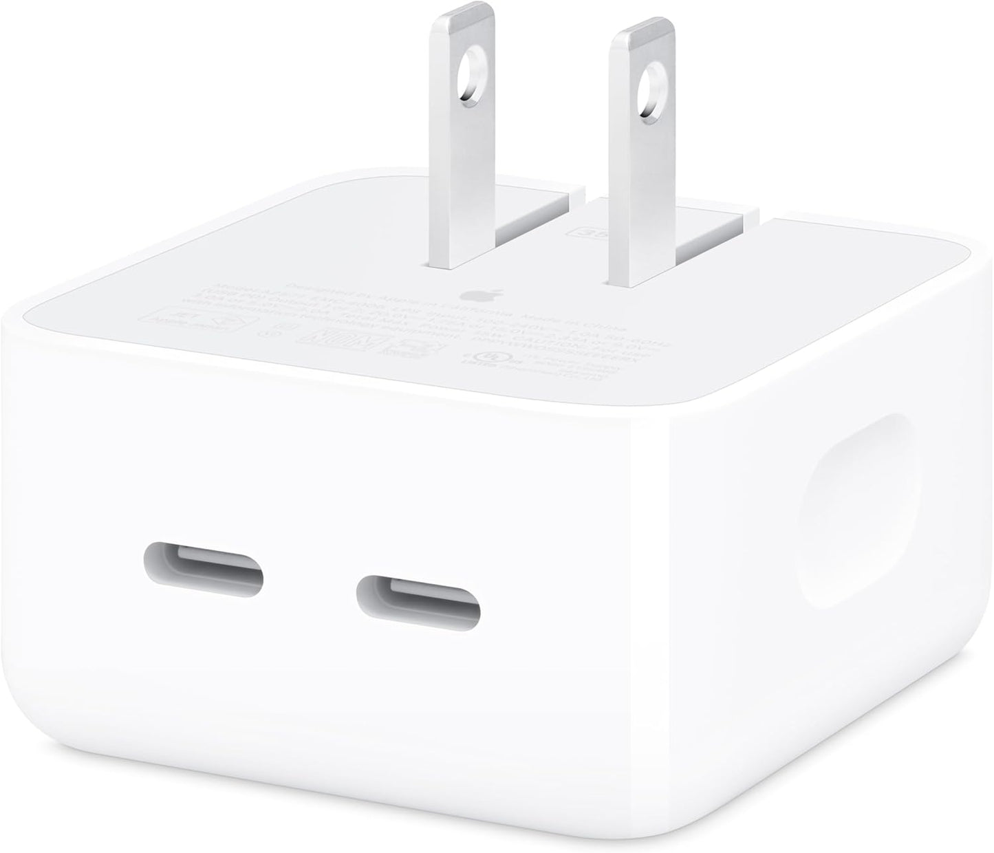 Apple 35W Dual Port Compact Power Adapter - Faster Charging