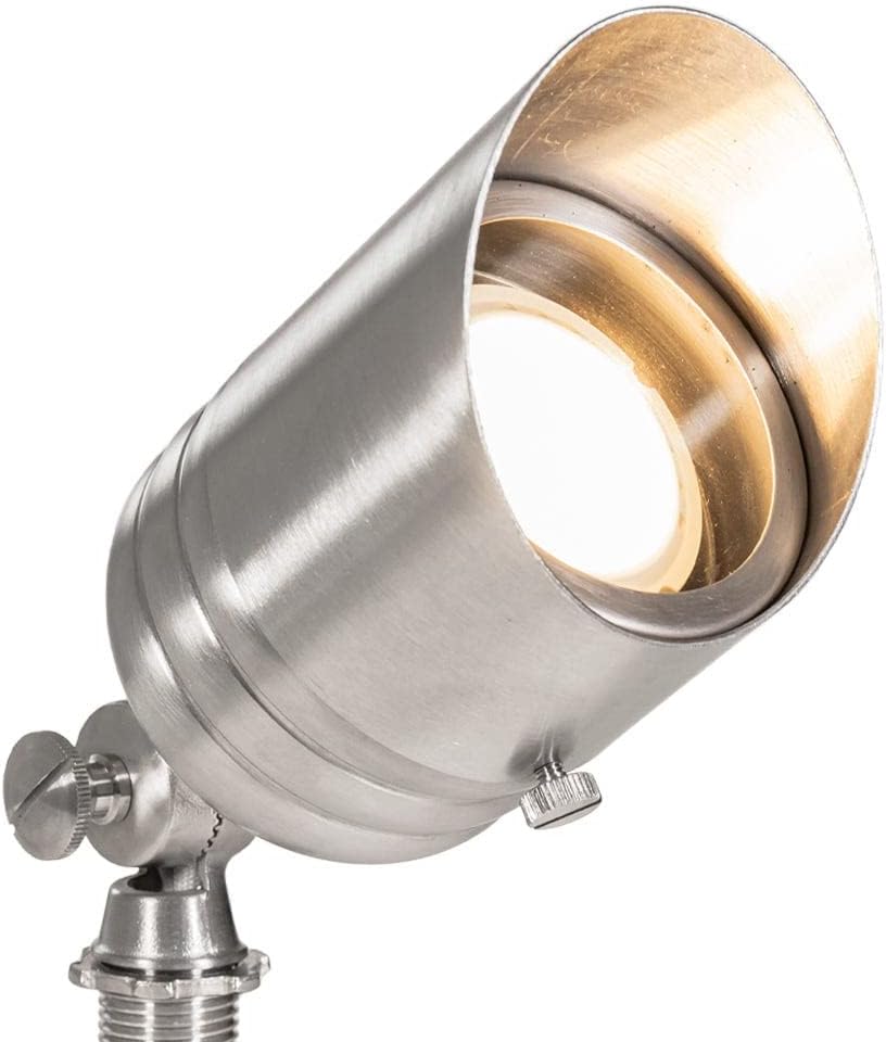 VOLT Fat Boy 12V Stainless Steel Outdoor Spotlight for Gardens